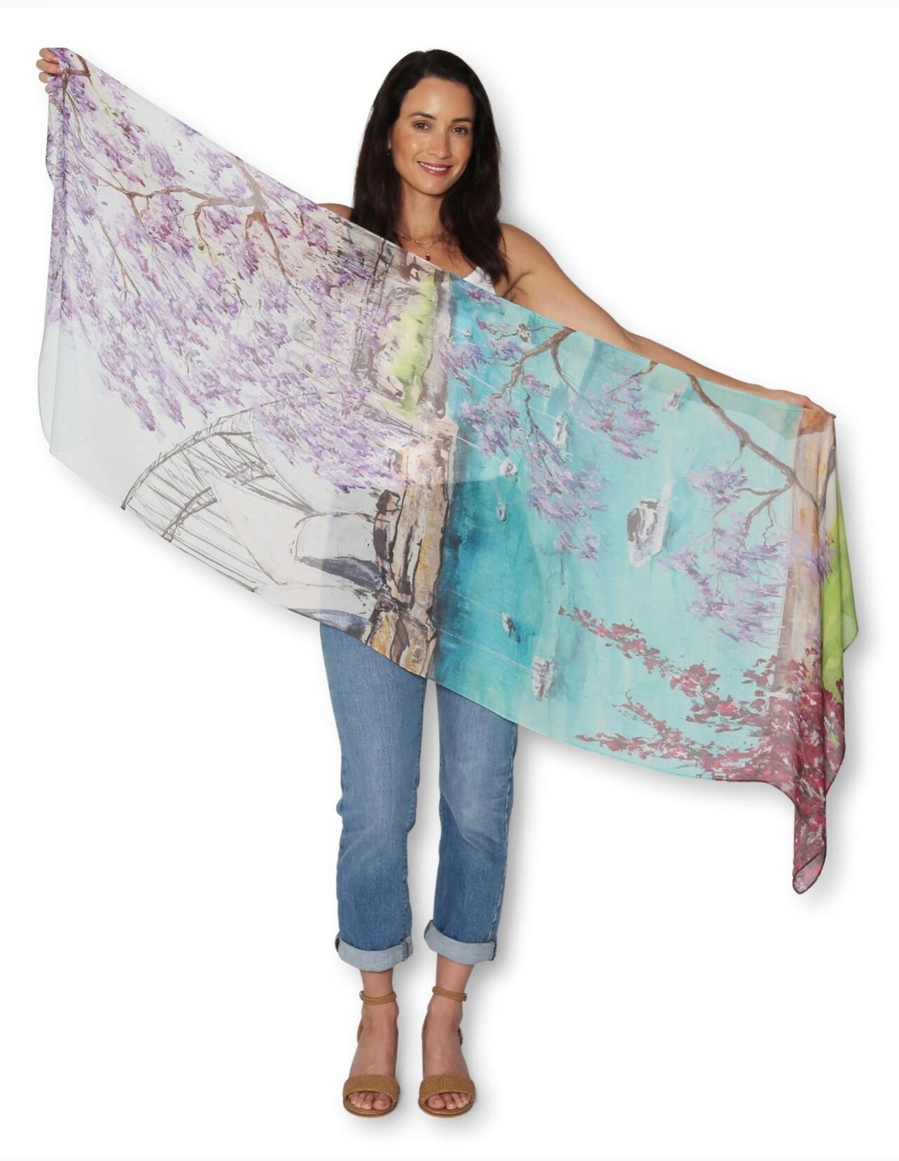 SCARVES | THE ARTISTS LABEL | Sydney Harbour in Spring