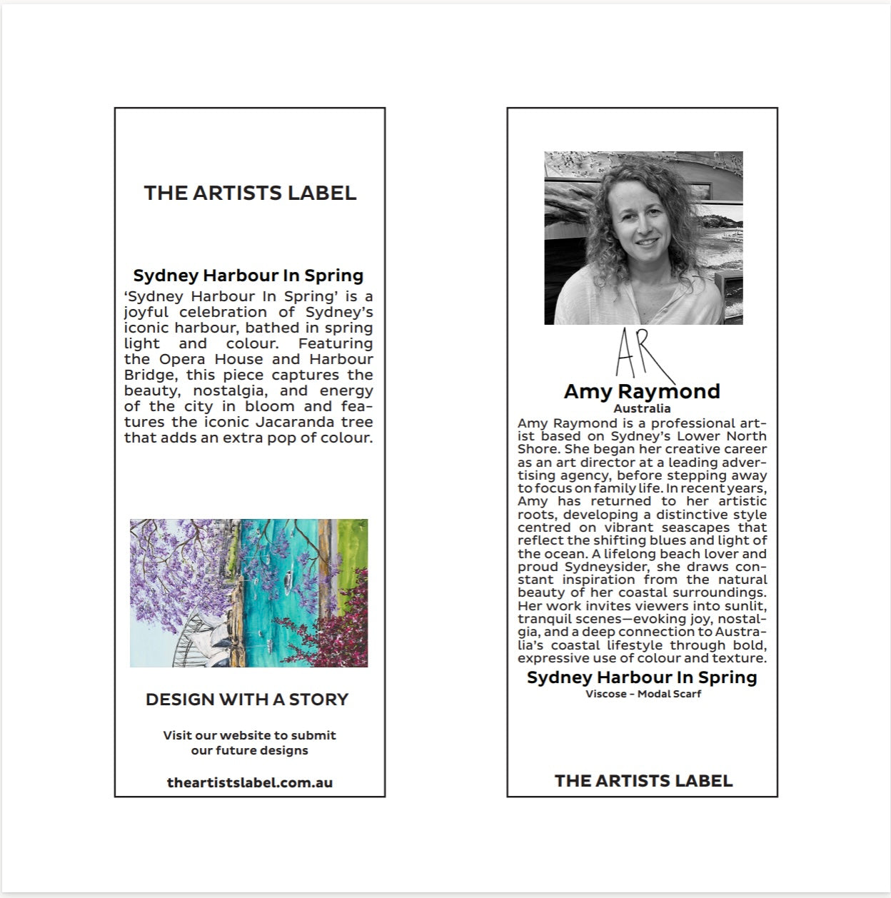 SCARVES | THE ARTISTS LABEL | Sydney Harbour in Spring