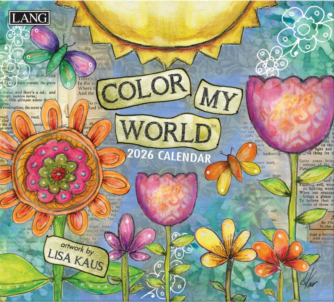LANG 2026 CALENDAR | COLOR MY WORLD