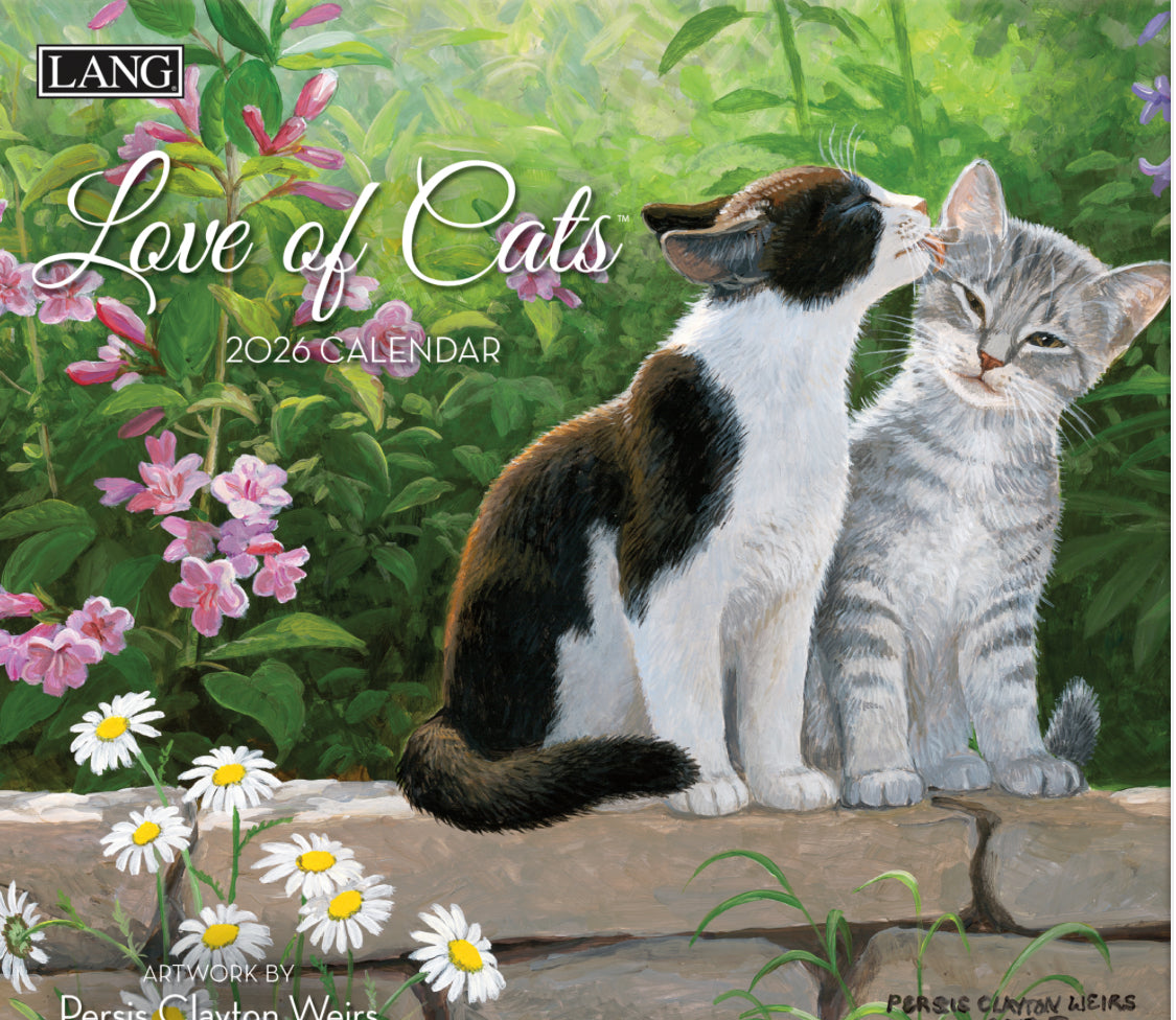LANG 2026 CALENDAR | LOVE OF CATS