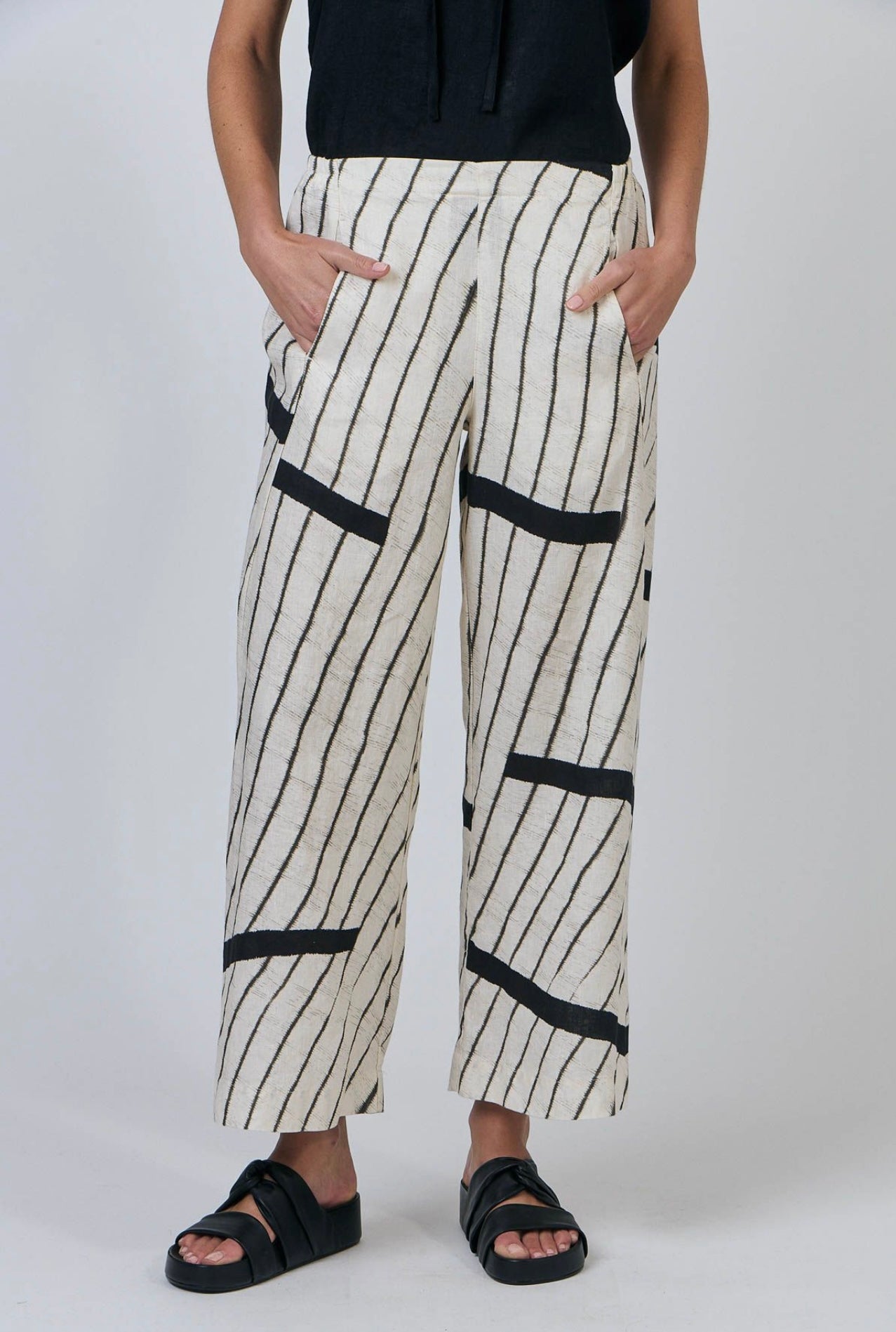 NATURALS by O&J | WOMEN’S FASHION | ISOBAR LINEN PANTS