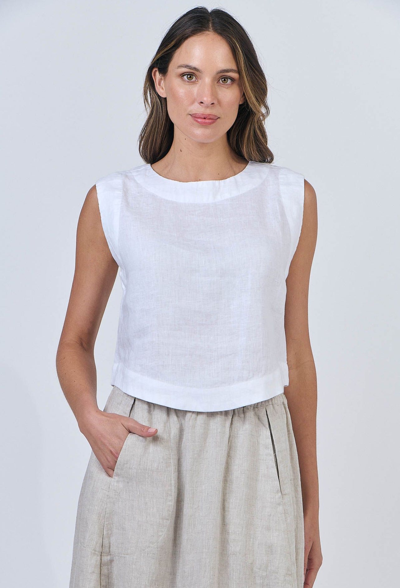 NATURALS by O&J | WOMEN’S FASHION | WHITE LINEN