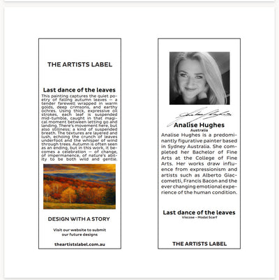 SCARVES | THE ARTISTS LABEL | Last Dance of The Leaves