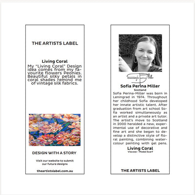 THE ARTISTS LABEL | SCARVES | Living Coral