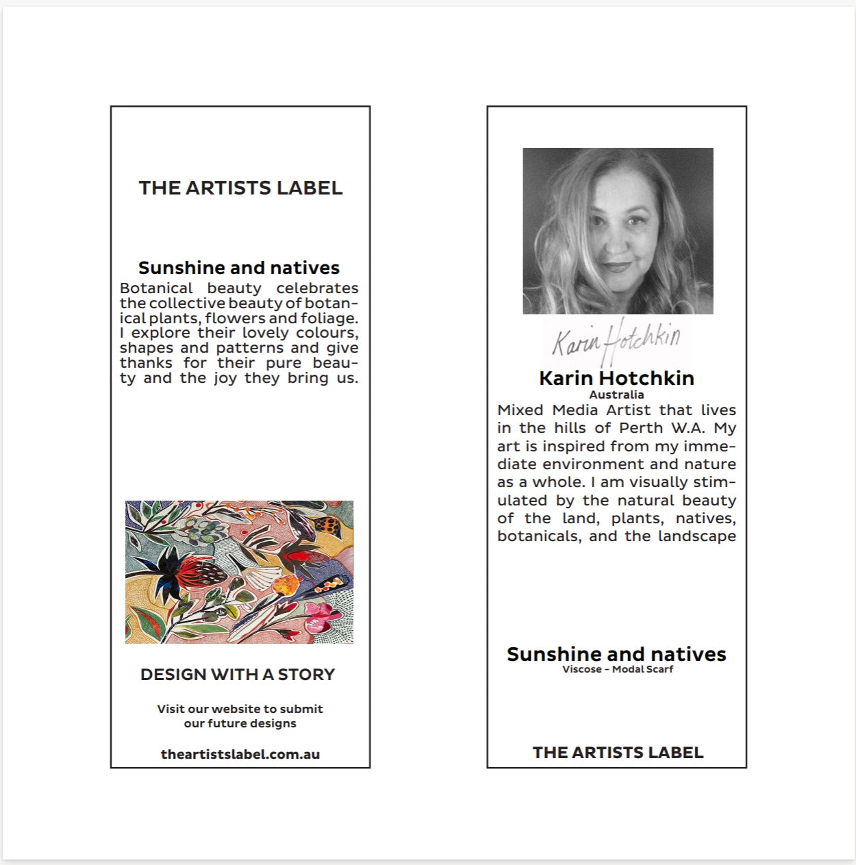 THE ARTISTS LABEL | SCARVES | Sunshine and Natives