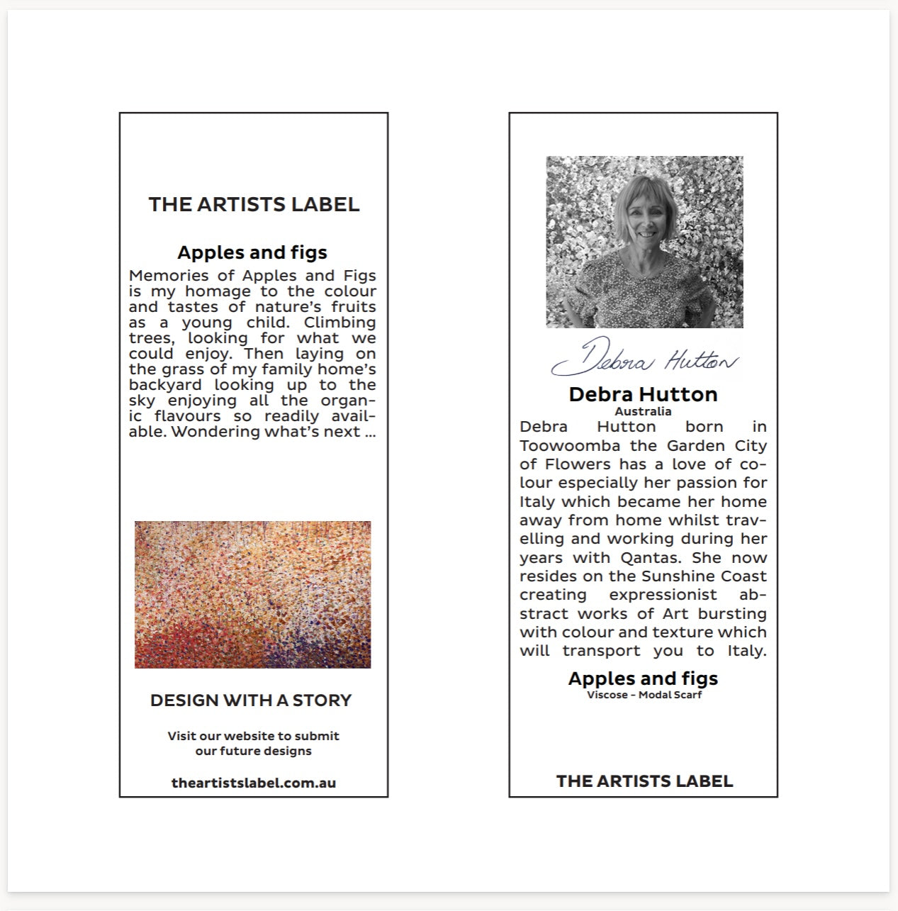 SCARVES | THE ARTISTS LABEL | Apples and Figs