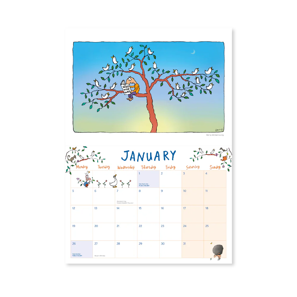 THE AFTERLIFE LEUNIG 2026 CALENDAR