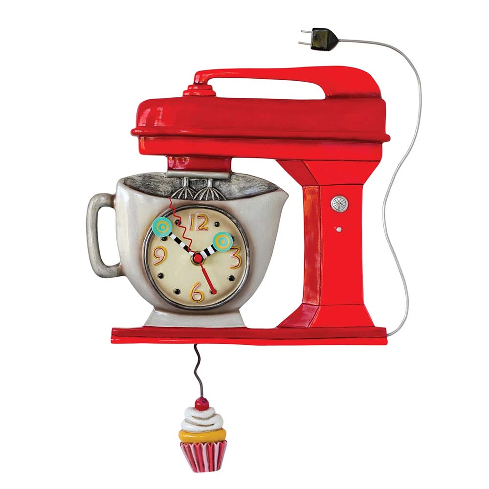 Allen Designs vintage mixer wall clock