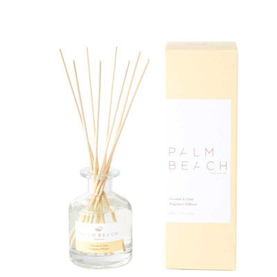 Palm Beach Collection Coconut and lime 50ml mini fragrance diffuser