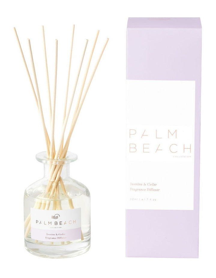 Palm Beach Collection Jasmine Cedar 50ml Mini Fragrance Diffuser