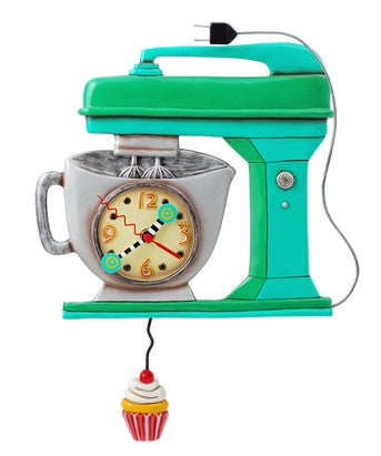 ALLEN DESIGNS | CLOCK | VINTAGE MIXER GREEN
