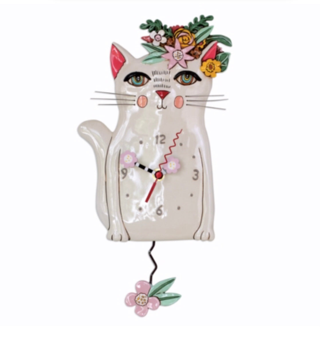 ALLEN DESIGNS | CLOCK | PRETTY KITTY